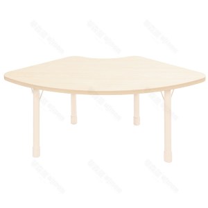 华森葳儿童家具 扇形桌-百搭(含桌脚)