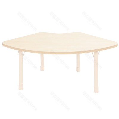 华森葳儿童家具 扇形桌-百搭(含桌脚)