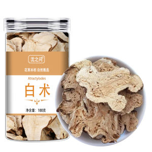 白术中药材100g克正品生白术炒片粉白术白茯苓白芍白芷三白汤