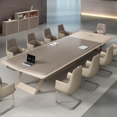 会议桌长桌现代办公桌会议室长方形条桌洽谈培训桌