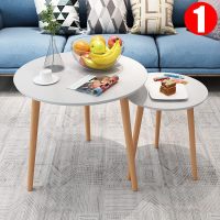 茶几简约现代迷你小圆桌边几沙发边柜角几床头桌子简易北欧ins风