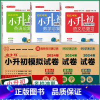 6册[语文+数学+英语]小升初试卷+总复习 小学升初中 [正版]2024年小升初模拟试卷真题卷必刷题人教版语文数学英语小