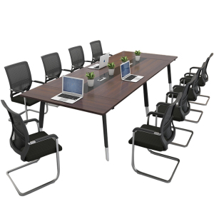慧采云 办公家具会议室会议桌长桌简约现代长方形培训洽谈桌办公桌椅组合颜色备注