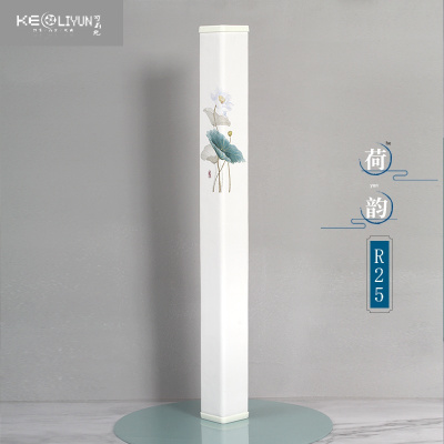 可莉允护墙角软包中式风格护角条墙角保护线条防撞条装饰客厅自粘新品R25荷韵1.5m