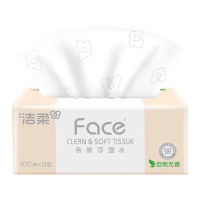 洁柔纸面巾100抽*3层*72包Face粉软抽PR288-06包-72