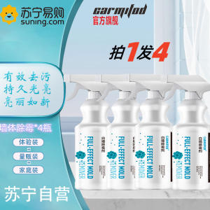 霉斑污渍净 500ml*4瓶 衣物洗白去污渍神器去霉点霉斑清洁剂霉菌发霉去霉除霉剂衣服