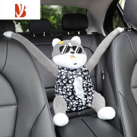 三维工匠车载垃圾桶汽车内用女后排车用挂式收纳置物桶纸巾盒二合一垃圾袋 [墨镜酷狗]纸巾包