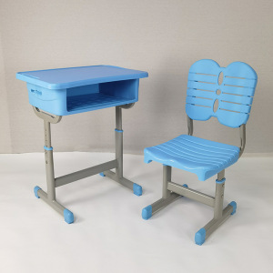 东升顺中小学生培训补习班学习桌学校写字桌套管升降塑钢课桌椅