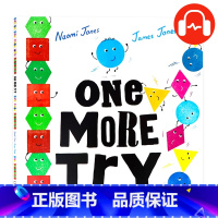 [正版]牛津精品绘本 再试一次 英文原版绘本 One More Try 形状趣味图画书 基础几何图认知启蒙绘本 低幼