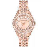 Michael Kors 女士玫瑰金不锈钢钻饰女表mm防水石英腕表