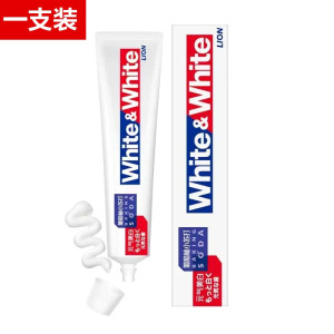 LION狮王WHITE葡萄柚小苏打美白牙膏防蛀亮白去牙渍120g家庭装