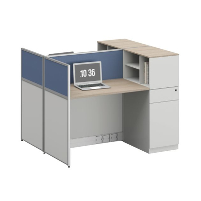 臻远ZYGW-080职员桌办公桌屏风工作卡位 对坐双人位