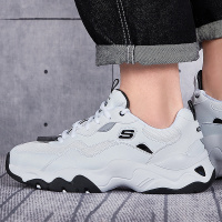 Skechers斯凯奇男鞋新款厚底老爹鞋透气减震运动休闲鞋237152-WHT ZP