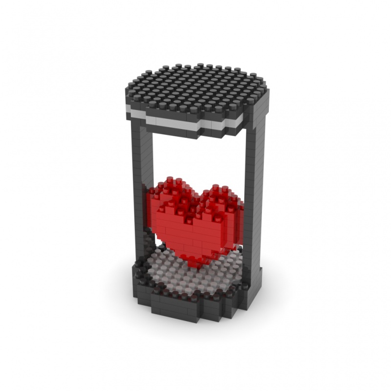 2020掌柜推荐传说之下sans玩偶周边拼搭拼装积木玩具同人手办 红色