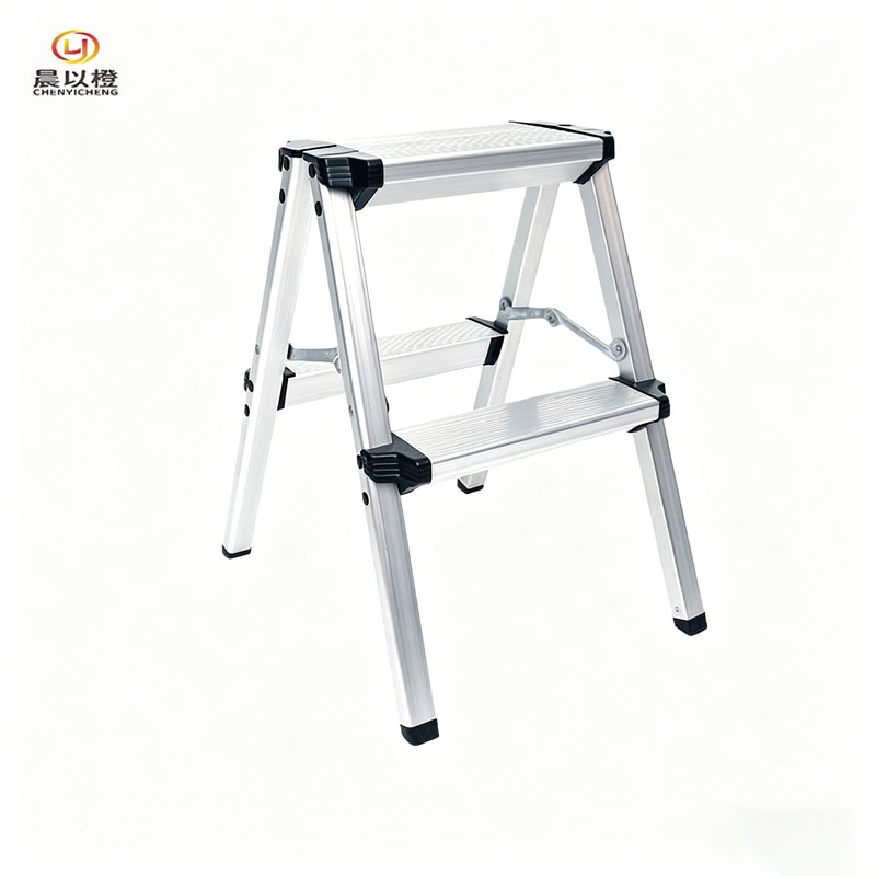 晨以橙 铝合金人字梯 两步梯凳 把
