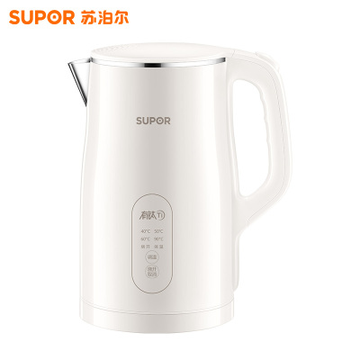 苏泊尔(SUPOR)电水壶有钛内胆 2200W速沸烧水壶 1.7L大容量 多段调温长效保温 电热水壶 SW-17J83T