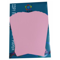 八桂鸿联A4 70克粉红 大红 浅蓝 浅绿 浅黄500张/包复印纸 加厚型标书用纸 彩色复印纸 传单用纸