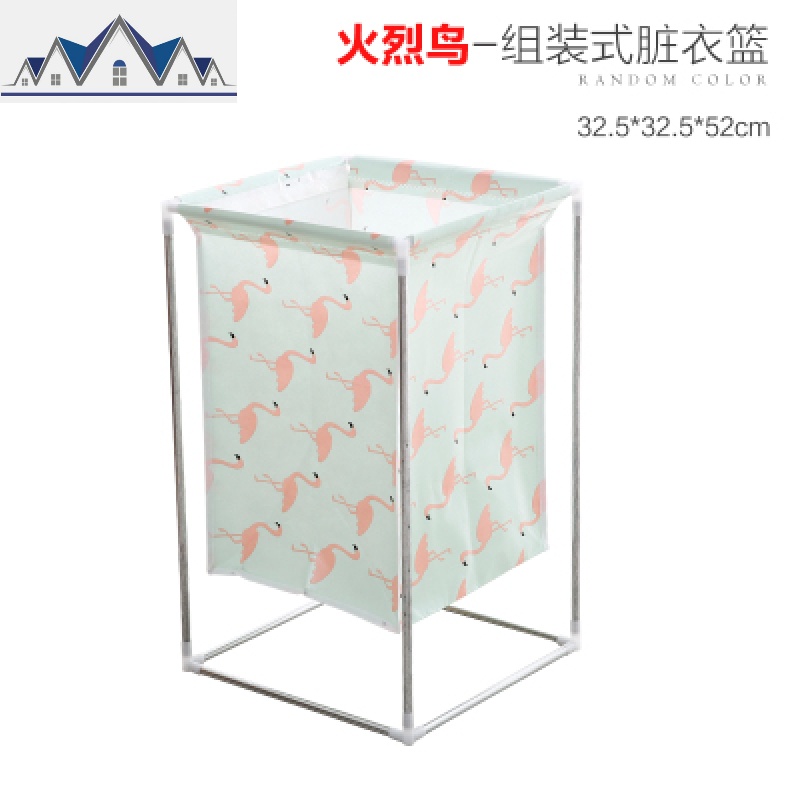 洗衣篮脏衣篮 创意脏衣服收纳筐 家用脏衣收纳桶脏衣篓组装污衣篮 三维工匠收纳篮