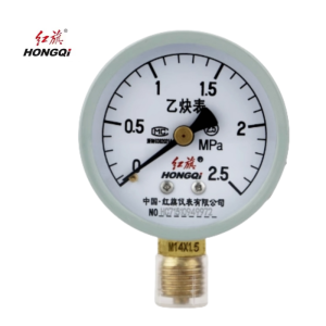 红旗 乙炔压力表 定制检测款 YY60 块