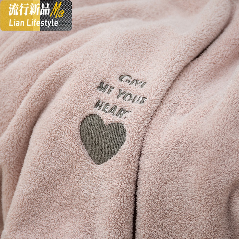 浴巾家用棉婴儿宝宝男女情侣超柔加厚吸水速干不毛 三维工匠