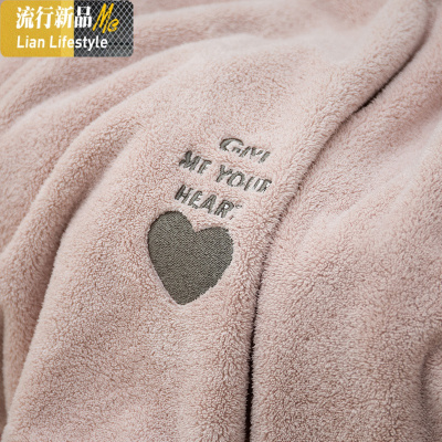 浴巾家用棉婴儿宝宝男女情侣超柔加厚吸水速干不毛 三维工匠