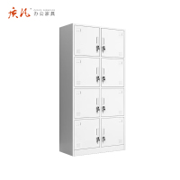 苏宁 质凡 办公家具 八门更衣柜储物柜带锁多门柜/ZF-GYG001/900*420*1800
