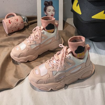 网红火老爹鞋女ins潮2021年新款春秋季学生百搭港风运动休闲鞋