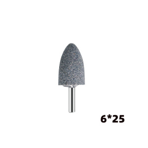 MKLDTOOLS 砂轮磨头 锥形6*25 只