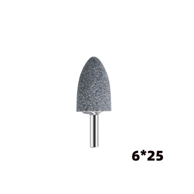 MKLDTOOLS 砂轮磨头 锥形6*25 只