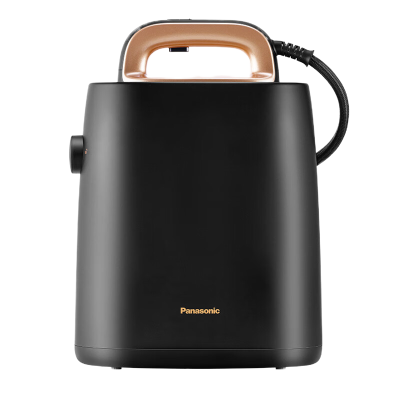 松下(Panasonic)不占地挂烫机家用手持熨烫机双核增压大蒸汽熨衣服一键手提便携电熨斗NI-GLK060-K