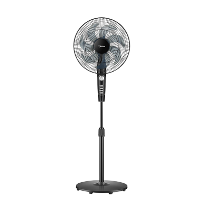 美的(Midea) 电风扇家用落地扇大风量轻音低噪节能七叶摇头风扇俯仰可定时调节广角送风易清洗SAF35MA