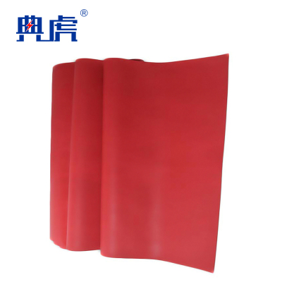 典虎 绝缘橡胶板 红色10mm*1m*10m 卷