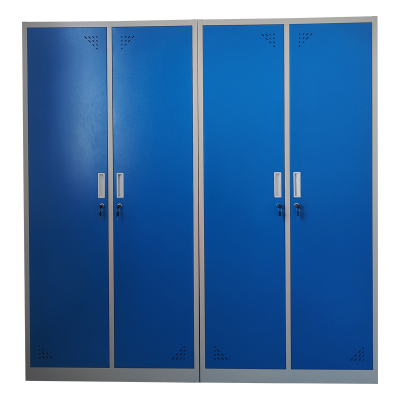 赞属 蓝白色二门更衣柜 H1850*900*500*0.8厚 个