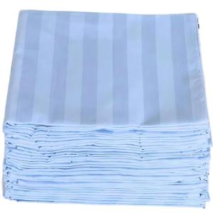 梦丽赛 蓝缎条宿舍床上用品三件套 MLS-LDT-03(套)