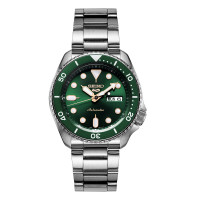 SEIKO精工5号官方正品手表男日本绿水鬼机械表SRPD63K1