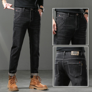 男士牛仔裤弹力牛仔裤男个性小刺绣潮牌牛仔裤男款