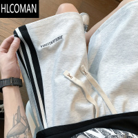 HLCOMAN斜纹运动短裤男夏季潮牌青少年跑步篮球休闲五分中裤潮流2025新款