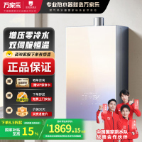 万家乐 燃气热水器16RG3 天然气下置风机16升零冷水密闭稳燃舱全景玻璃屏[彩虹系列]