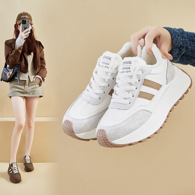 ins韩版新款加绒老爹鞋女冬季跑步休闲保暖增高_3