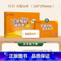 五年级下册 [正版] 三步写好规范字 一年级二年级字帖三年级上册小学生语文同步练字贴四五六年级儿童描红控笔正姿横式字帖练