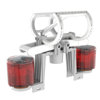 鼎晟丰(DSF) DSFT-01/F 2*2W DC3.7V IP67 工作时长3-45h 红光 太阳能警示灯(计量单位:盏) 红色