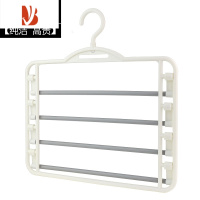 三维工匠加粗加厚款防滑防皱多层裤架裤挂架丝巾围巾架衣柜收纳衣架