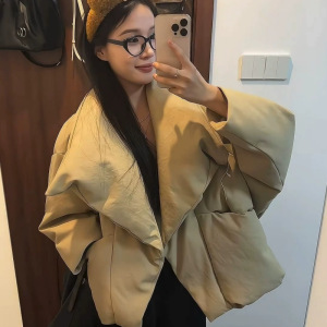 年新款冬季韩系时尚短款棉服女洋气高级感面包服棉衣外套