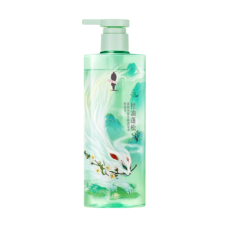 阿道夫 山海经茶麸冰护理专研洗发水祛油止痒350ml+赠1中样4小样(洗发水洗衣液随机发)(NM)