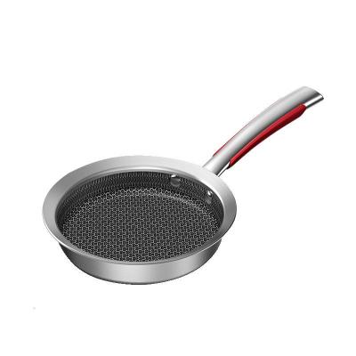 康巴赫(KBH)宝宝辅食锅316不锈钢不粘锅婴儿煮奶锅泡面锅煎锅平底汤锅煎锅(不带盖)16cm