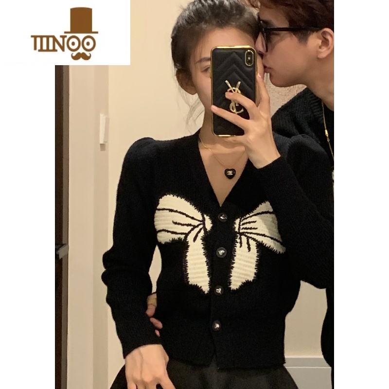 YANXU法式情侣装毛衣2023新款潮流ins韩版感温柔风减龄针织衫