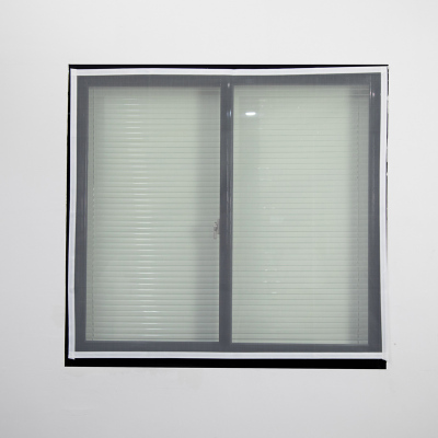  防蚊家用纱窗纱网自粘型蚊推拉磁铁帘魔术贴沙窗窗户式自装磁吸闪电客纱网纱窗 无拉链款成品(白纱白贴) 80x150cm