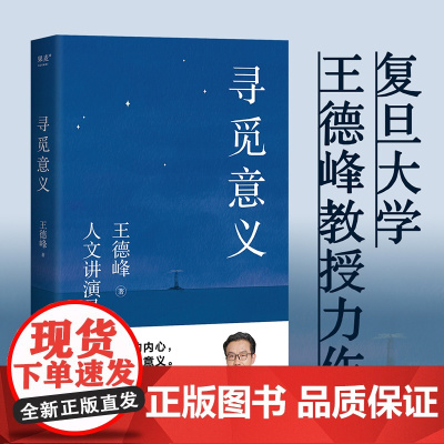 [新东方店]寻觅意义 果麦图书 复旦大学王德峰教授 40多年中西方哲学修养 厘清现实的种种迷雾 找寻生活的意义 安顿内心