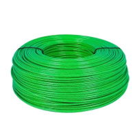 伟鹏双兴 绿色包塑钢丝绳 直径3mm 米