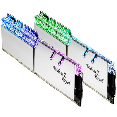 芝奇(G.SKILL)皇家戟DDR4400016GB(8G×2)套装电脑台式机电竞游戏内存条RGB灯条(花耀银)